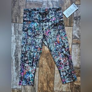 Lululemon NWT Fast and Free HR Crop 19” Leggings Size 8 Pockets